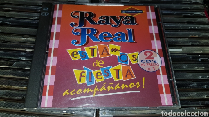 CDs de M&uacute;sica: RAYA REAL ESTAMOS DE FIESTA - CD ALBUM 8 TEMAS