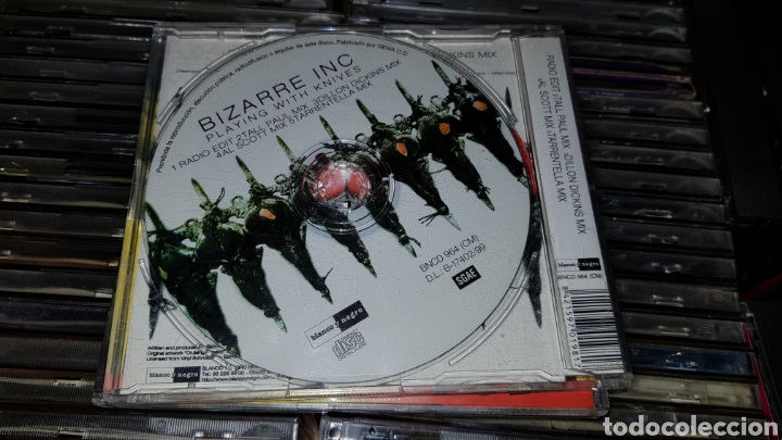 CDs de m&uacute;sica: Bizarre inc - playing with Knives - cd single remixes - Foto 2