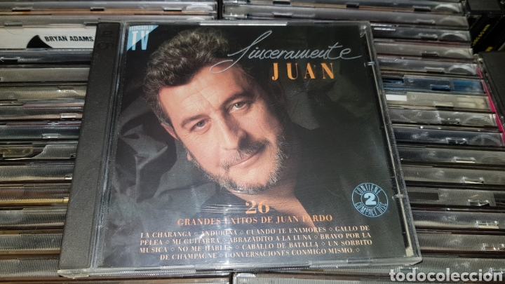 CDs de m&uacute;sica: JUAN PARDO - SINCERAMENTE GRANDES &Eacute;XITOS- CD DOBLE - Foto 1