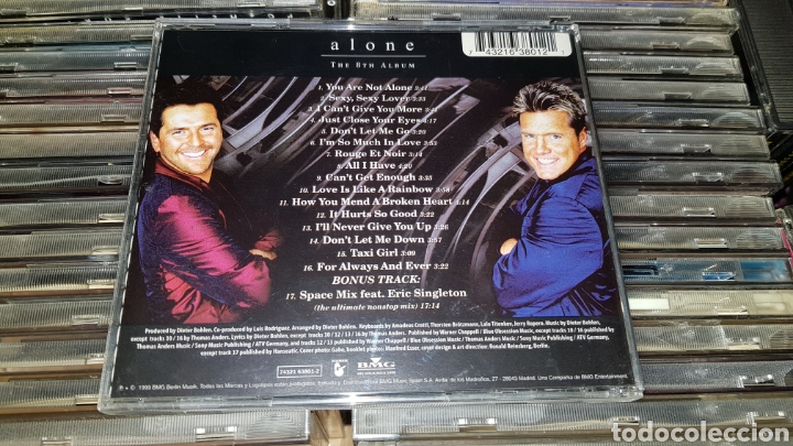 CDs de m&uacute;sica: MODERN TALKING ALONE CD ALBUM - Foto 2