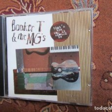 CDs de Música: ~BOOKER T & THE MG'S- CD- TITULO THAT' S THE WAY IT SHOULD BE- 12 TEMAS- DEL 94- NUEVO AUNQUE ABIERT