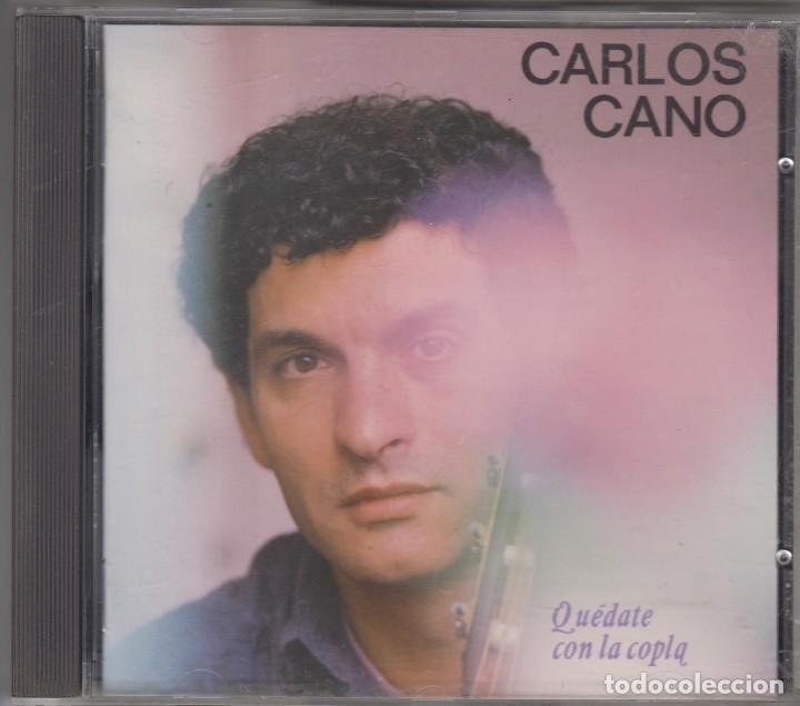 CDs de m&uacute;sica: Carlos Cano cd Qu&eacute;date con la copla 1987 CBS - Foto 1