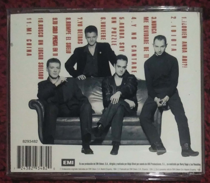 CDs de m&uacute;sica: LOS RONALDOS (IDIOTA) CD 1994 - Foto 2