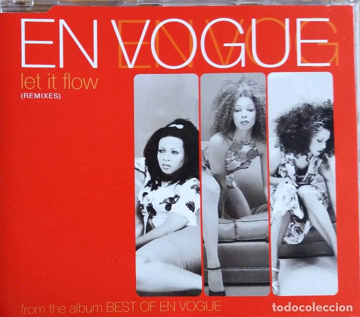 CDs de m&uacute;sica: EN VOGUE. LET IT FLOW. ( REMIXES), CD SINGLE 4 TEMAS. - Foto 1