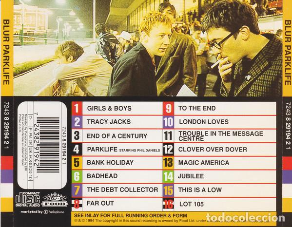 CDs de m&uacute;sica: Blur &lrm;- Parklife -INDIE BRIP POP - Foto 2