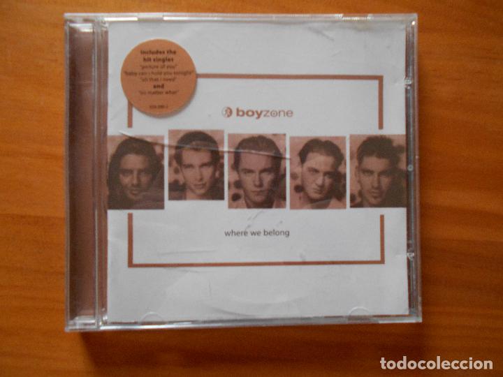 CDs de m&uacute;sica: CD BOYZONE - WHERE WE BELONG (C7) - Foto 1