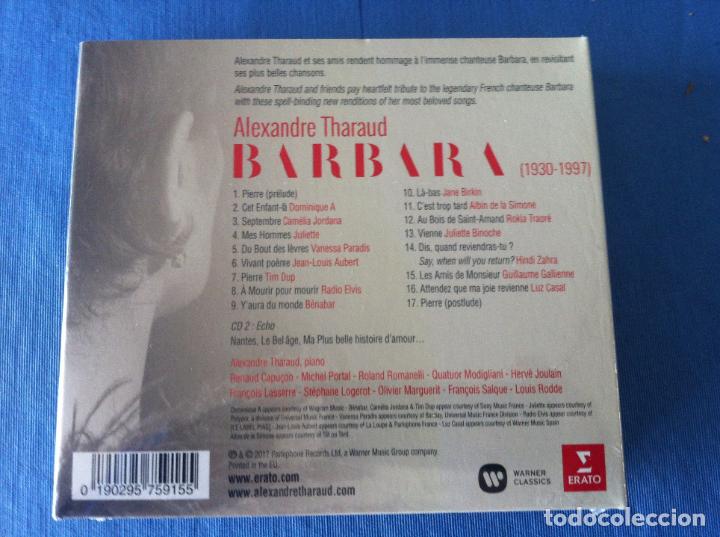CDs de m&uacute;sica: ALEXANDRE THARAUD. BARBARA . 2017 - Foto 2