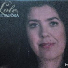 CDs de Música: LOLE METAFORA (2008 WARNER) LOLE Y MANUEL MONTOYA VICENTE AMIGO CON LIBRETO. Lote 138994672