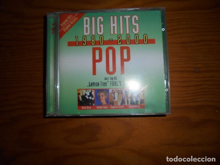 CDs de m&uacute;sica: BIG HITS  1980- 2000. POP.  INCL.  LEMON TREE.   2  CD&acute;S.  IMPECABLES - Foto 1