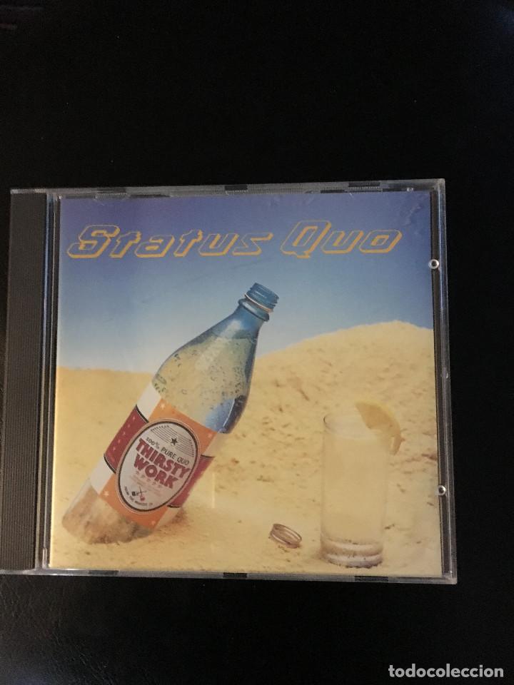 CDs de m&uacute;sica: STATUS QUO THIRSTHY WORK CD - Foto 1
