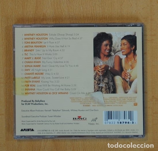 CDs de m&uacute;sica: VARIOS - WAITING TO EXHALE BSO - CD - Foto 2