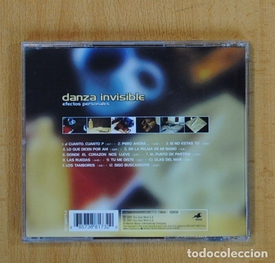CDs de m&uacute;sica: DANZA INVISIBLE - EFECTOS PERSONALES - CD - Foto 2
