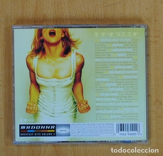 CDs de m&uacute;sica: MADONNA - GREATEST HITS VOLUME 2 - CD - Foto 2