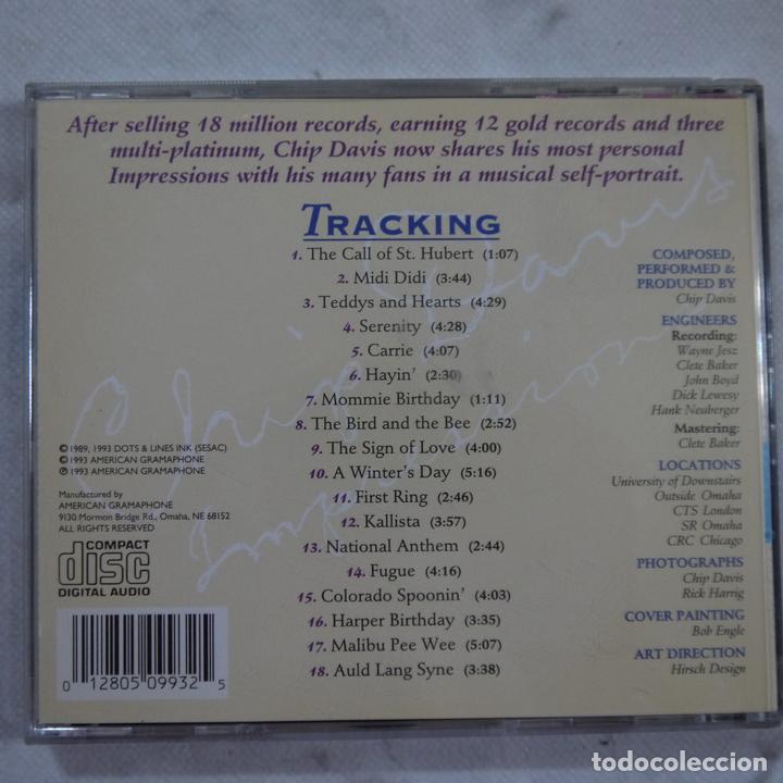 CDs de m&uacute;sica: CHIP DAVIS - IMPRESSIONS - CD 1993 - Foto 3