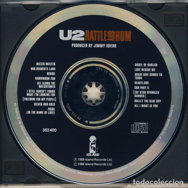 CDs de m&uacute;sica: U2- Rattle And Hum - Foto 3