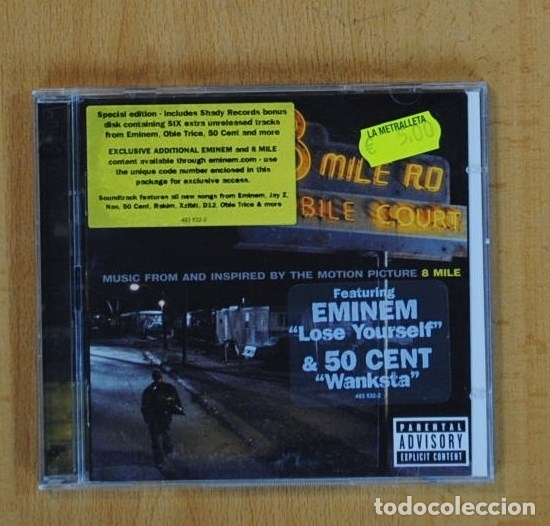 Varios Music From And Inspired By 8 Mile Cd Buy Cd S Of