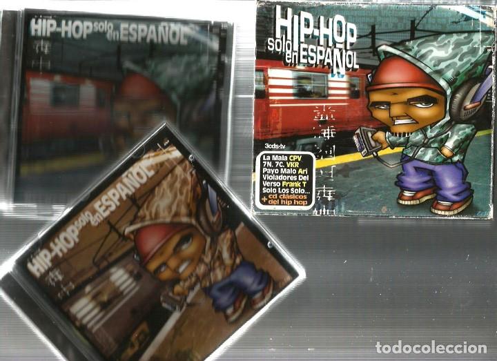 CDs de música: TRIPLE CD HIP-HOP SOLO EN ESPAÑOL ( SOLO LOS SOLO, EL PAYO MALO, MALA RODRIGUEZ, TRIPLE X, ETC