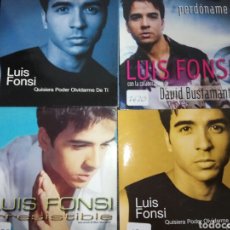 CDs de Música: LUIS FONSI / LOTE 4 CD SINGLE. Lote 110712476