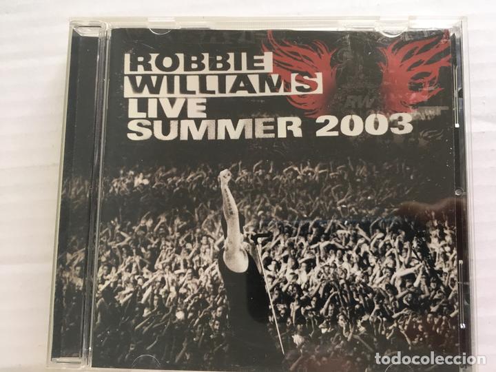 CDs de m&uacute;sica: CD ROBBIE WILLIAMS-LIVE SUMMER 2003 - Foto 1