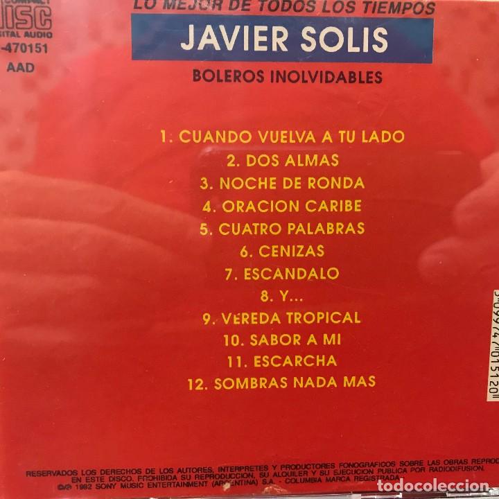 CDs de m&uacute;sica: CD recopilatorio de Javier Sol&iacute;s a&ntilde;o 1988 - Foto 2