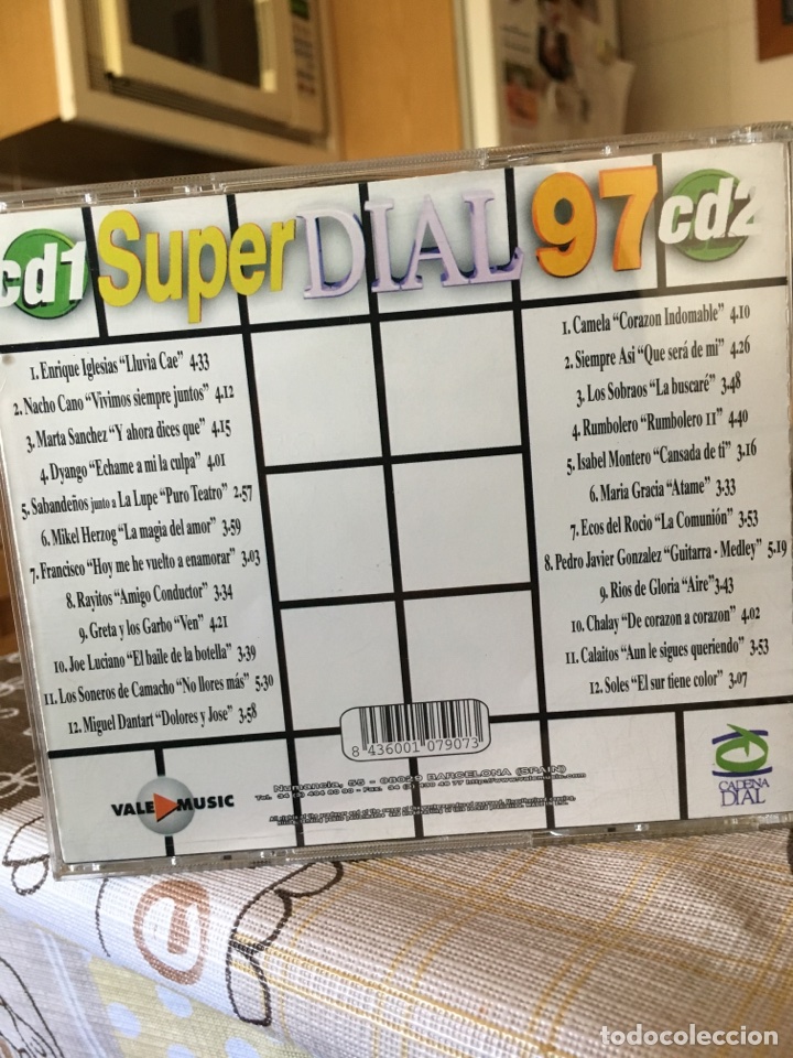 CDs de m&uacute;sica: SUPER DIAL 97-LOS EXITOS DEL A&Ntilde;O-2 CD - Foto 2