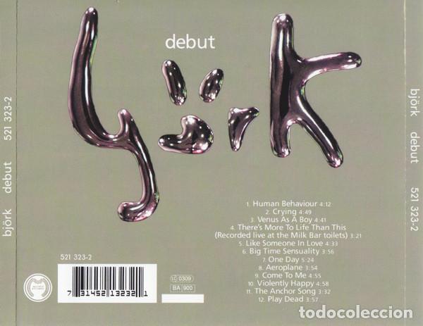 CDs de m&uacute;sica: Bj&ouml;rk &lrm;- Debut -ELECTRONICA - Foto 2