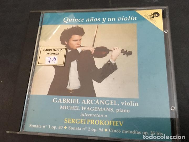CDs de M&uacute;sica: GABRIEL ARCANGEL, MICHEL WAGEMANS (QUINCE A&Ntilde;OS Y UN VIOLIN) CD 13 TRACK (CDI14)