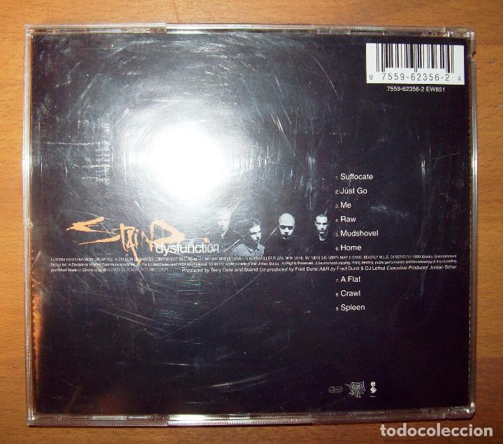 CDs de m&uacute;sica: STAIND. Dysfunction. &ndash; Elektra Records, 1999 - Foto 3