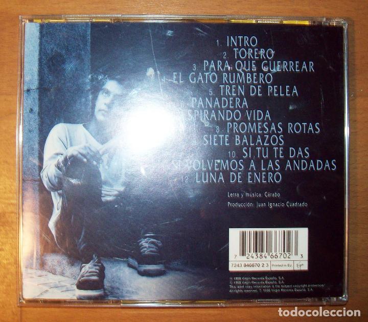 CDs de m&uacute;sica: CARABO. Respirando vida. &ndash; Virgin, 1998 - Foto 3