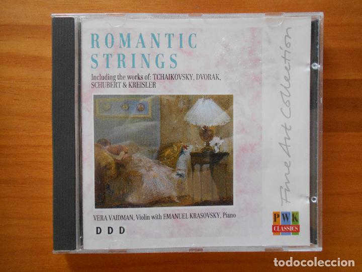 CDs de m&uacute;sica: CD ROMANTIC STRINGS - TCHAIKOVSKY, DVORAK, SCHUBERT, KREISLER (L6) - Foto 1