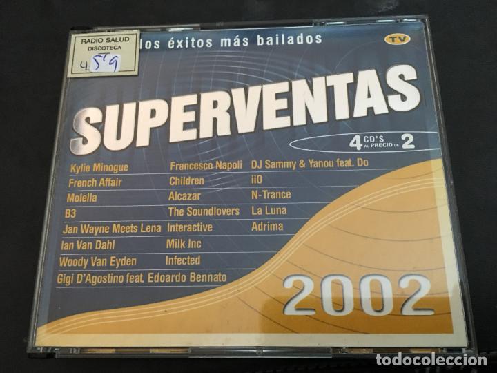 CDs de M&uacute;sica: SUPER VENTAS 2002 (RADIO, DANCE, PROGRESSIVE & HOUSE) 4 CD 70 TRACK (CDI15)