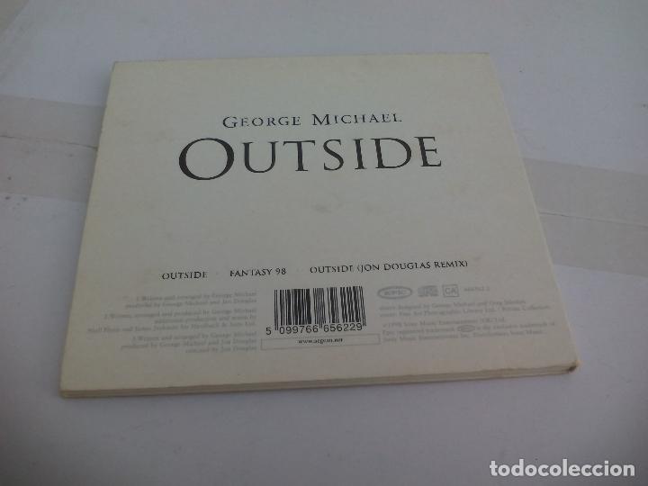 CDs de m&uacute;sica: Outside, George Michael CD single 1998, 3 temas - Foto 2