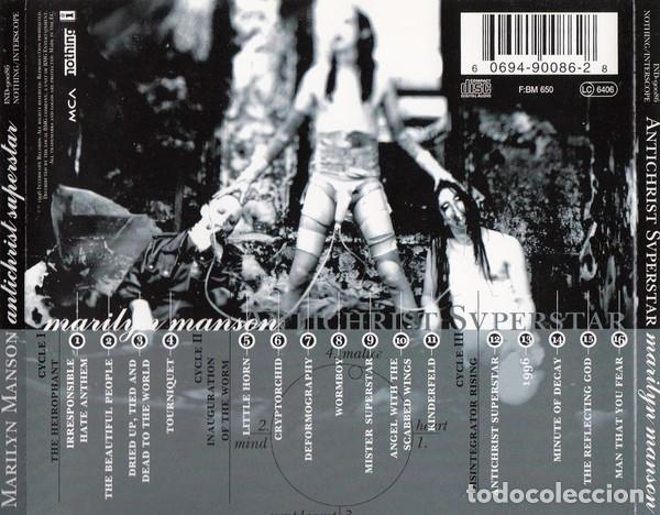 CDs de m&uacute;sica: Marilyn Manson --Antichrist Superstar - Foto 2
