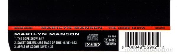 CDs de m&uacute;sica: Marilyn Manson- The Dope Show -MINI CD - Foto 2