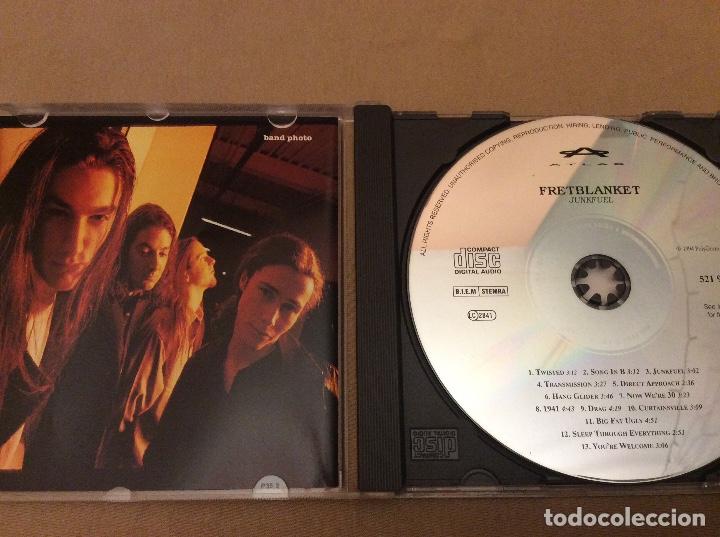 CDs de m&uacute;sica: FRETBLANKET - JUNKFUEL. Polygram 1994. - Foto 3
