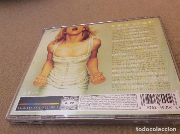CDs de m&uacute;sica: MADONNA. GREATEST HITS VOL.2. 2001. - Foto 2