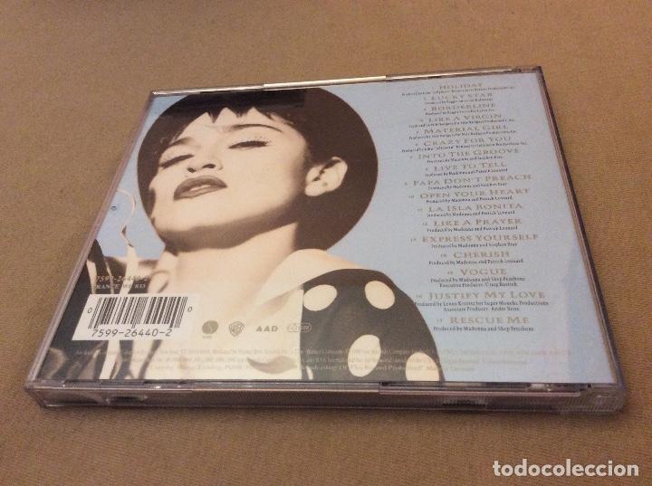 CDs de m&uacute;sica: MADONNA - THE IMMACULATE COLLECTION. Sire 1990. - Foto 2