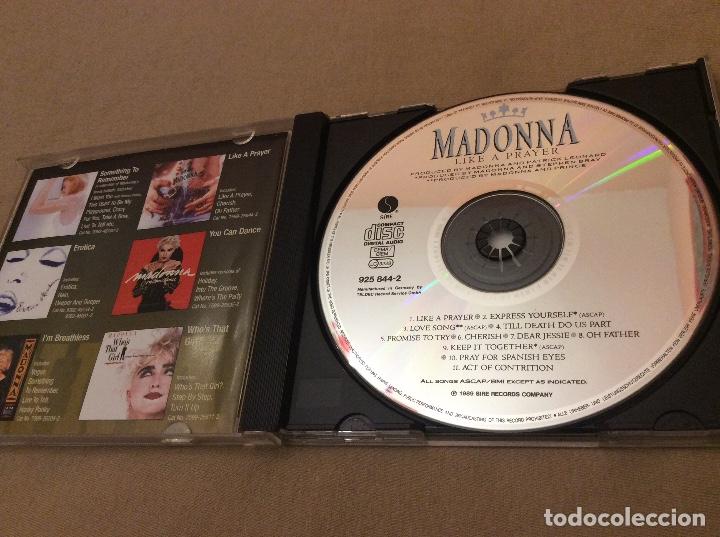 CDs de m&uacute;sica: MADONNA - LIKE A PRAYER. 1989. - Foto 3