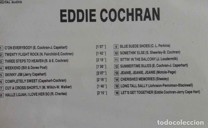 CDs de m&uacute;sica: EDDIE COCHRAN, PIONEROS DEL ROCK. CD - Foto 2
