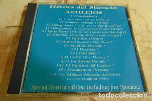 CDs de m&uacute;sica: HEROES DEL SILENCIO - AZULEJOS - CD - Foto 2