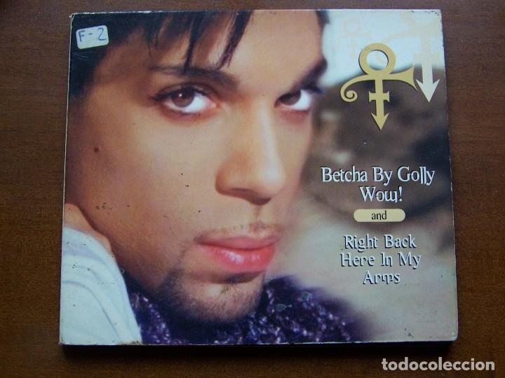 CDs de m&uacute;sica: CD SINGLE PRINCE BETCHA BY GOLLY 2 TEMAS - Foto 1