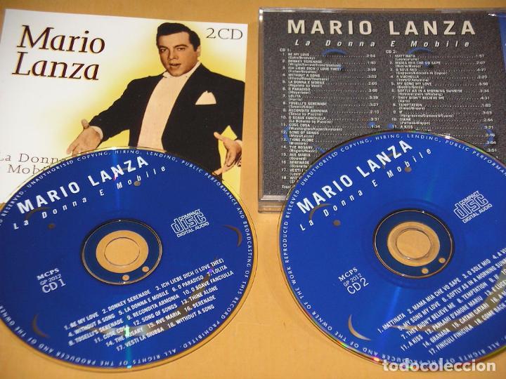 CDs de m&uacute;sica: Mario Lanza, La donna e mobile, doble, con 2 CD - Foto 3