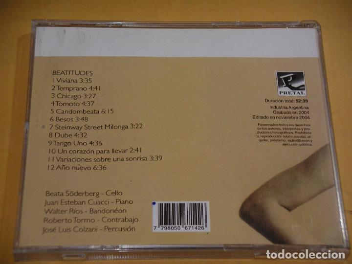 CDs de m&uacute;sica: Beata S&ouml;derberg, Beatitudes, Tangos, CD Pretal 2004, Tango, excelente estado - Foto 2