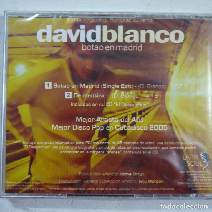 CDs de m&uacute;sica: DAVID BLANCO - BOTAO EN MADRID - CD 2006 NUEVO - Foto 2