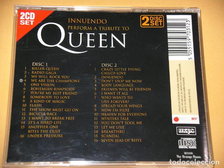 CDs de m&uacute;sica: Queen, Innuendo perform a tribute, doble, con dos CD - Foto 2