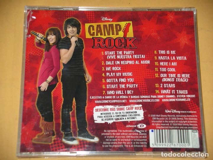 CDs de m&uacute;sica: Camp Rock, CD Disney, enhanced, 2008 - Foto 2