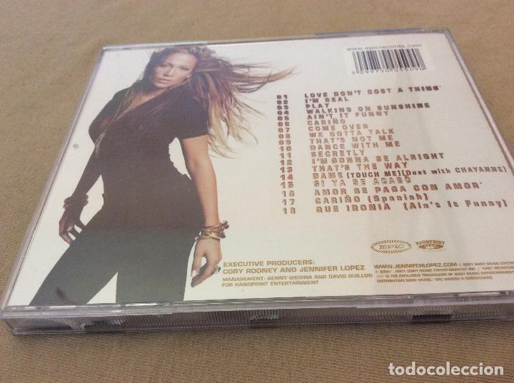 CDs de m&uacute;sica: jennifer lopez j.lo. 2001. - Foto 2