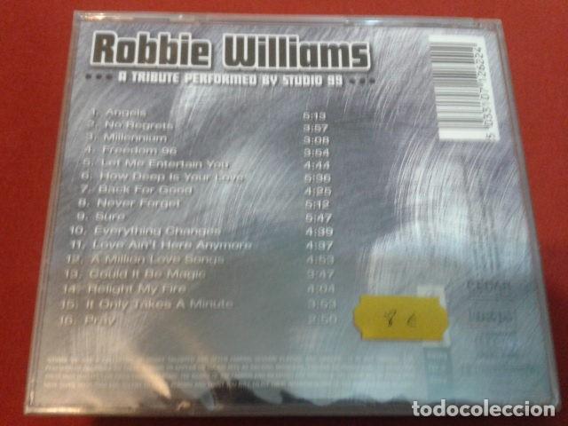 CDs de m&uacute;sica: CD ROBBIE WILLIAMS ( A TRIBUTE PERFORMED BY STUDIO 99 ) CEDAR - PRECINTADO - Foto 2