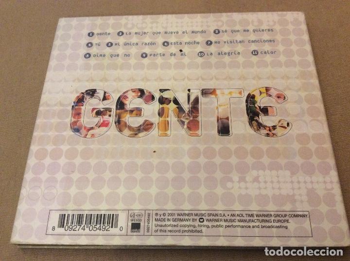 CDs de m&uacute;sica: PRESUNTOS IMPLICADOS. GENTE. 2001. Digipack. - Foto 2