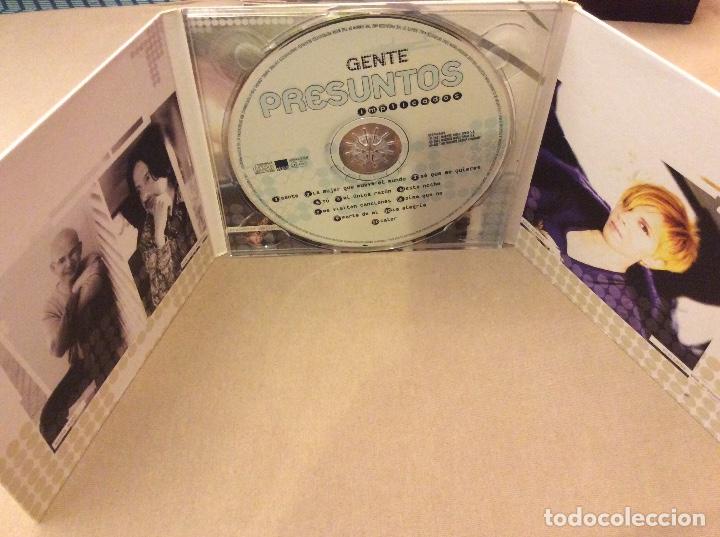 CDs de m&uacute;sica: PRESUNTOS IMPLICADOS. GENTE. 2001. Digipack. - Foto 3